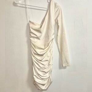 White Body Con Mini Dress